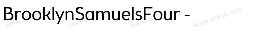 BrooklynSamuelsFour 字体转换